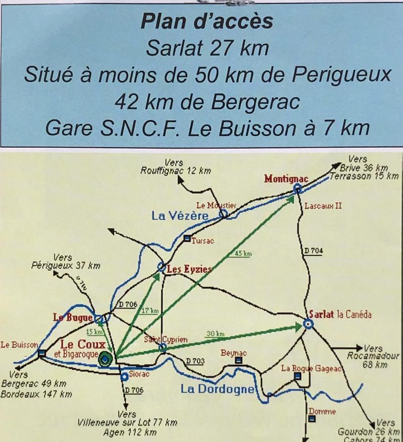 Vila Manoir De La Brunie-Grand Longere Coux-et-Bigaroque-Mouzens Exteriér fotografie